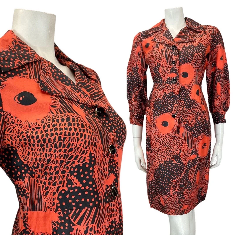 Wrap - Style Women Dress with Adjustable Fit for All Body Types Wrap - Style Women Dress with Adjustable Fit for All Body Types VINTAGE 60s 70s ORANGE BLUE FLORAL PSYCHEDELIC MOD SILK SHIRT DRESS 10 Wrap - Style Women Dress with Adjustable Fit for All Body Types Wrap - Style Women Dress with Adjustable Fit for All Body Types VINTAGE 60s 70s ORANGE BLUE FLORAL PSYCHEDELIC MOD SILK SHIRT DRESS 10