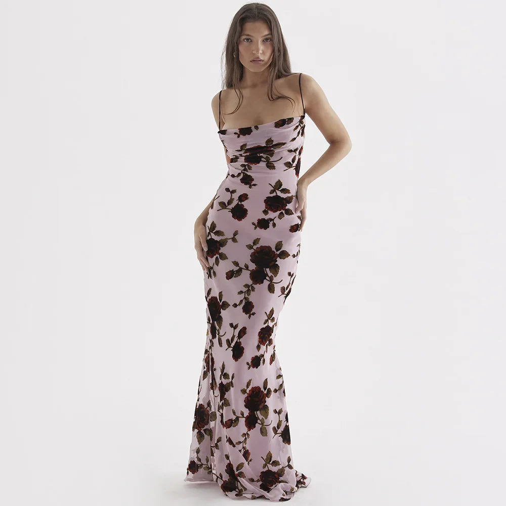Maxi dresses with a ruched bodice for a more form - fitting and feminine shapeFashionSierra - Women Sling Bodycon Floral Print Spaghetti Strap Sleeveless Long Party Club Maxi Dress Maxi dresses with a ruched bodice for a more form - fitting and feminine shapeFashionSierra - Women Sling Bodycon Floral Print Spaghetti Strap Sleeveless Long Party Club Maxi Dress