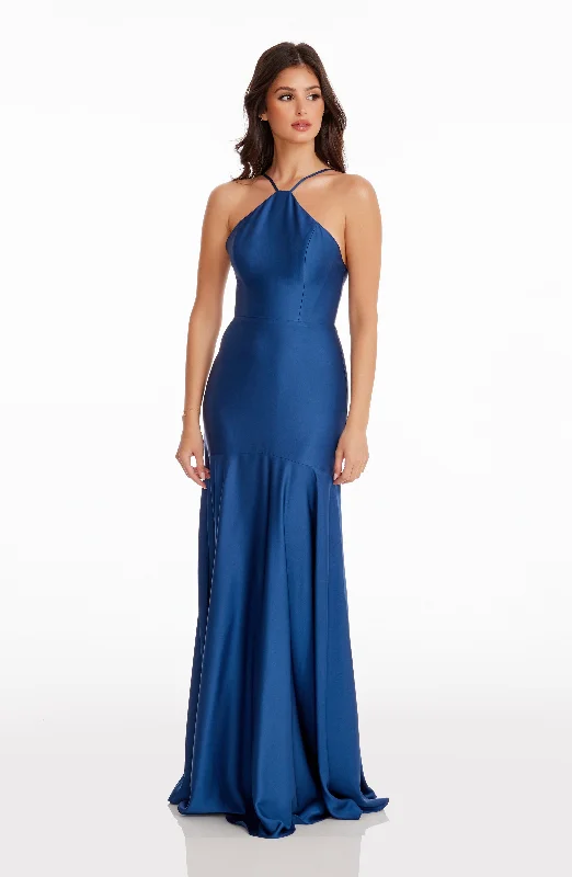 Maxi dresses with polka dot prints for a playful styleJustine Gown