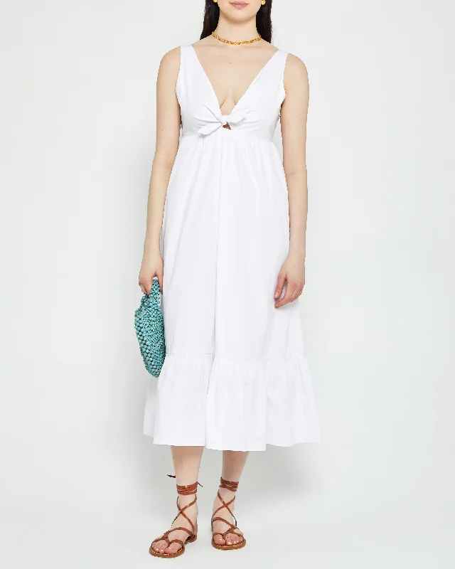 Midi dresses with satin - finish fabrics for a luxurious feelPlaza Dress