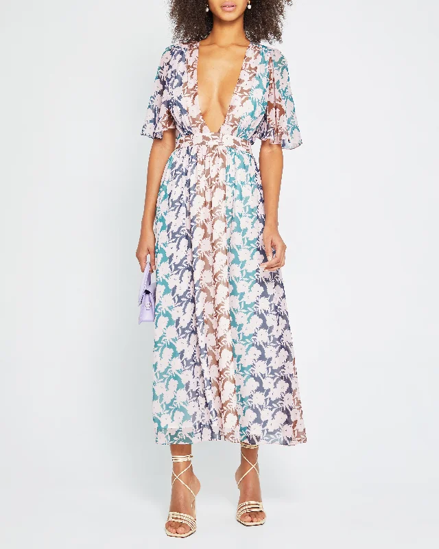 Midi dresses with animal prints for a bold and confident appearanceCamila Dress