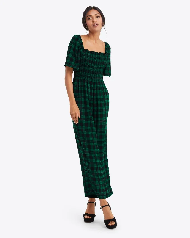 Maren Jumpsuit in Blackwatch Plaid