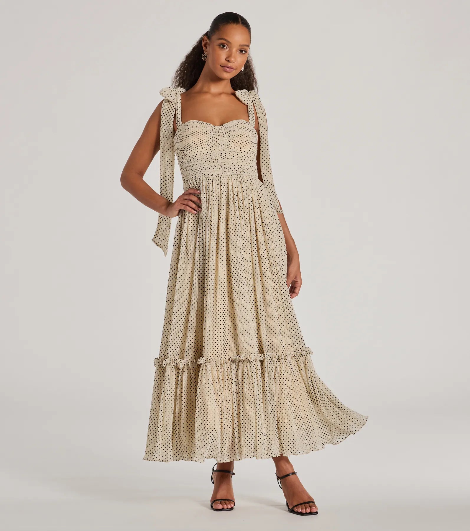 Midi dresses with polka dot prints for a playful summer outfitMarnie Sweetheart Tie Strap Polka Dot Formal Midi Dress Midi dresses with polka dot prints for a playful summer outfitMarnie Sweetheart Tie Strap Polka Dot Formal Midi Dress
