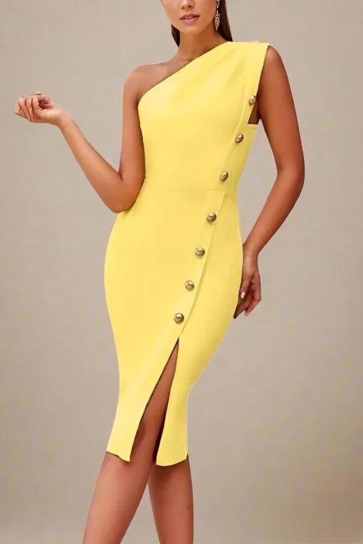 Midi dresses with puff sleeves for a vintage - inspired lookMel Bodycon Midi Dress - Sun Yellow Midi dresses with puff sleeves for a vintage - inspired lookMel Bodycon Midi Dress - Sun Yellow