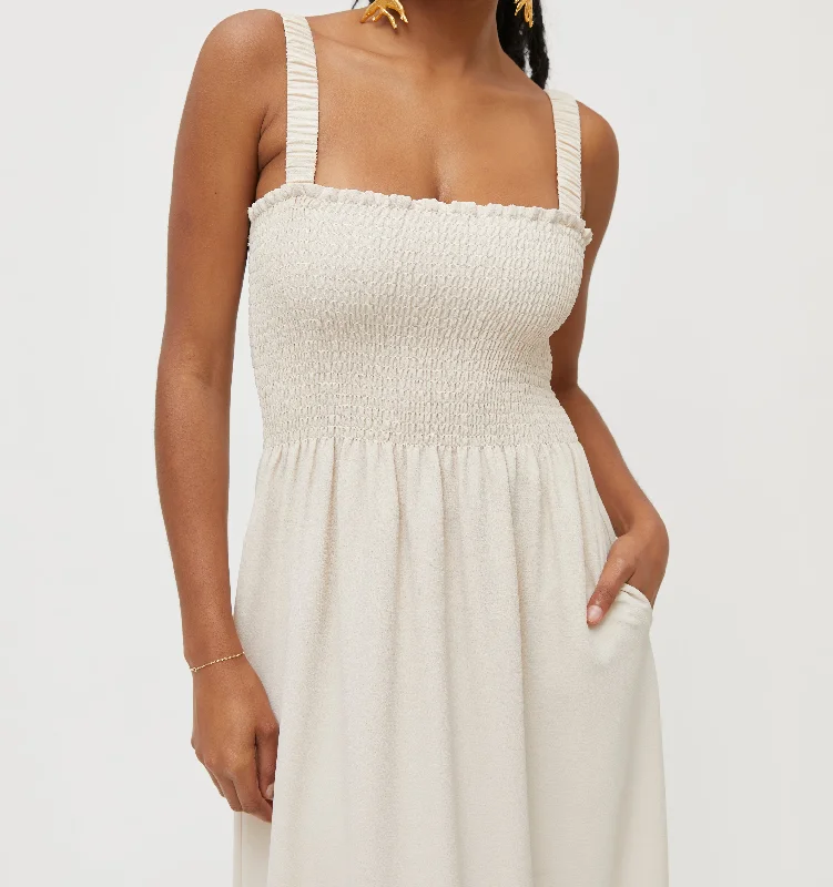 Wrap - style midi dresses in silk for a sophisticated office lookThe Anjuli Nap Dress - Sand Crepe Wrap - style midi dresses in silk for a sophisticated office lookThe Anjuli Nap Dress - Sand Crepe