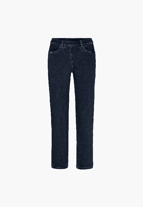 Denim Top for a Beachside Picnic with a Laid - Back StyleTracy Straight - Medium Length - Dark Blue Denim Denim Top for a Beachside Picnic with a Laid - Back StyleTracy Straight - Medium Length - Dark Blue Denim