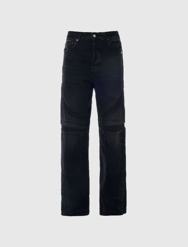Denim Top with a Peplum Hem for a Flirty and Feminine LookMX-3 JEAN