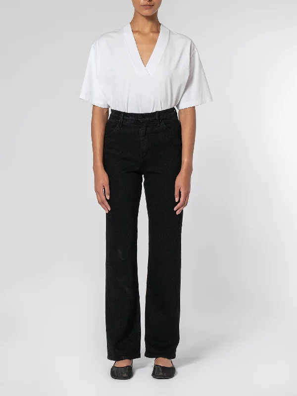 Sleeveless Denim Top for a Cool Summer LookLoretta Jean Pitch Black