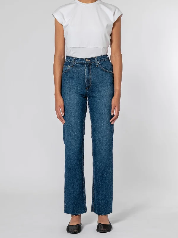 Plus - Size Denim Top for a Comfortable and Stylish FitLoretta Jean Steely Blue