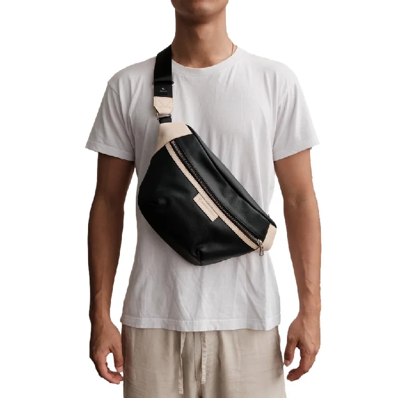 Washed - Out Denim Top for a Vintage AestheticMaster-piece "Crescent" Shoulder Bag (Navy) Washed - Out Denim Top for a Vintage AestheticMaster-piece "Crescent" Shoulder Bag (Navy)
