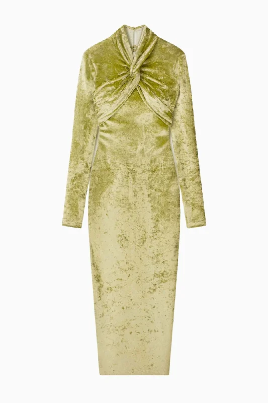 Patchwork Denim Top with a Unique and Artistic AppealNanushka Franci Twist-Front Crushed Velvet Dress - Sage Patchwork Denim Top with a Unique and Artistic AppealNanushka Franci Twist-Front Crushed Velvet Dress - Sage