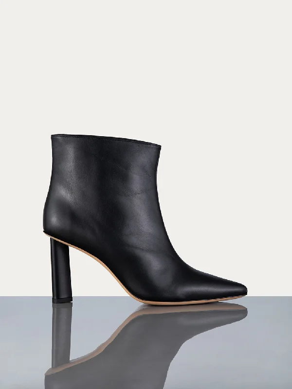 Denim Top for a Music Festival with a Rock - n - Roll VibeOdette Bootie -- Noir