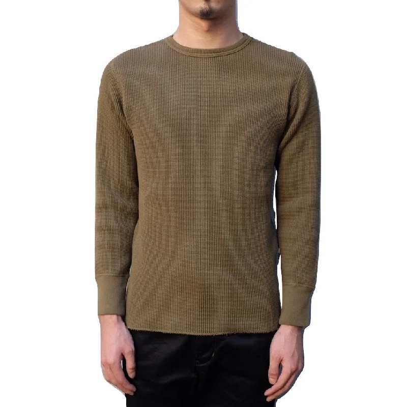 Studio D'Artisan L/S Heavy Thermal Tee (Khaki)