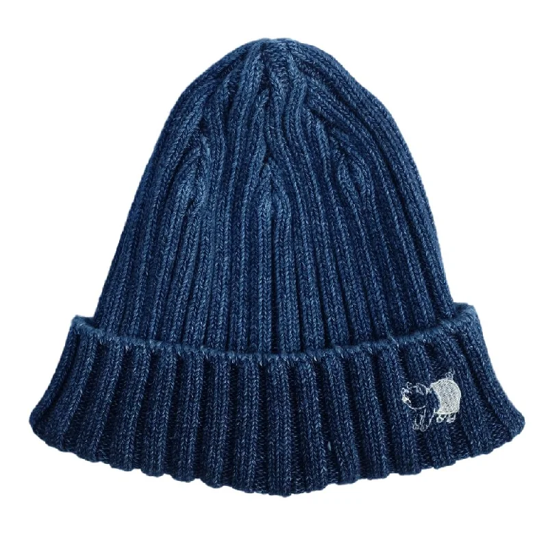 Studio D'Artisan Light Indigo Knit Beanie