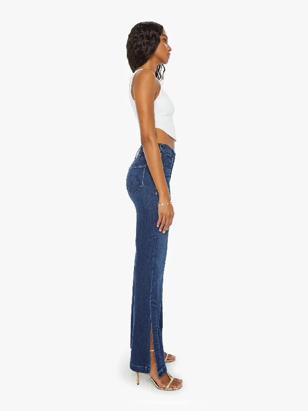 Denim Top with a Collared Neckline for a Preppy StyleThe Hustler Sidewinder - Tongue In Chic