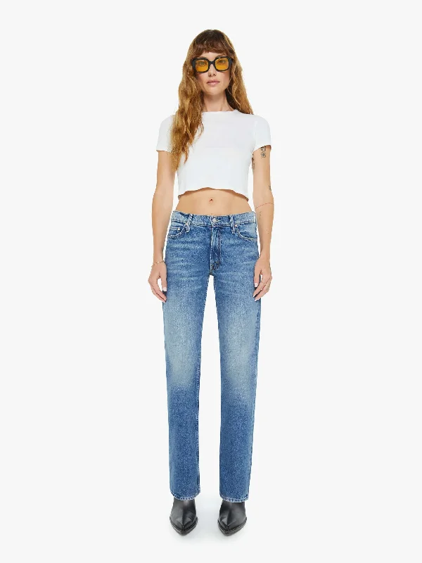 Cropped Denim Top to Pair with High - Waisted BottomsThe Reifler - Early Blue