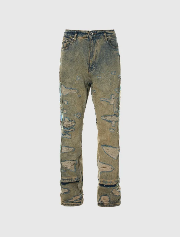 Cropped Denim Top to Pair with High - Waisted BottomsUNFURLED JEANS