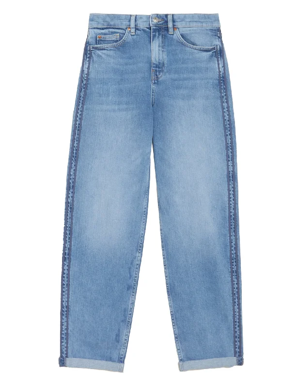 Women's pleated office pants Dark - wash women jeans for a sophisticated and slimming effect Boyfriend Ankle Grazer Jeans Women's pleated office pants Dark - wash women jeans for a sophisticated and slimming effect Boyfriend Ankle Grazer Jeans