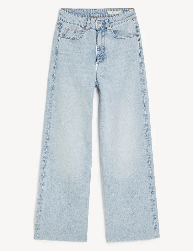 Women's printed floral pants High - waisted women jeans for a flattering silhouette High Waisted Wide Leg Ankle Grazer Jeans Women's printed floral pants High - waisted women jeans for a flattering silhouette High Waisted Wide Leg Ankle Grazer Jeans