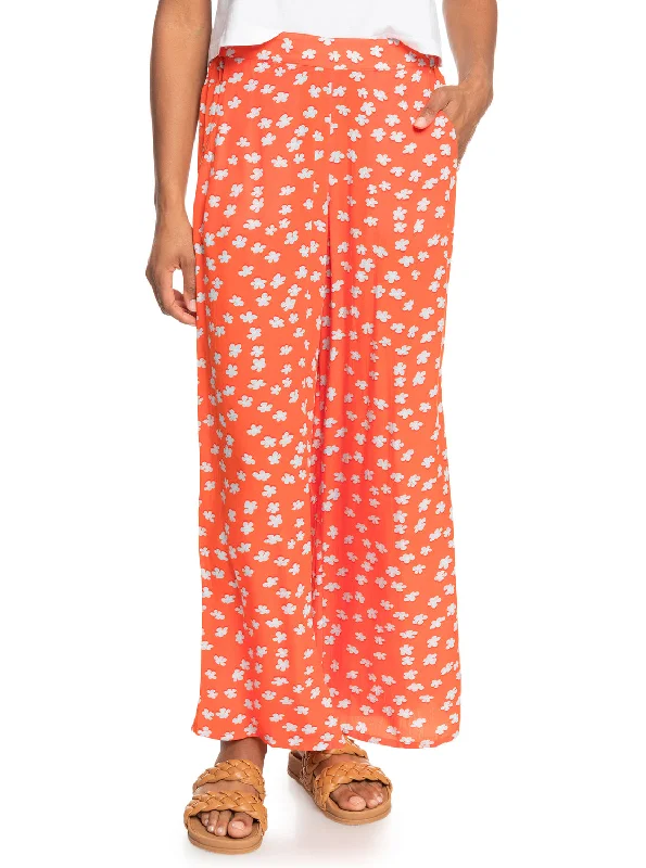 Women's cargo hiking pants Embroidered women jeans with intricate patterns Midnight New Avenue Wide Leg Trousers - Tiger Lily Flower Rain Women's cargo hiking pants Embroidered women jeans with intricate patterns Midnight New Avenue Wide Leg Trousers - Tiger Lily Flower Rain