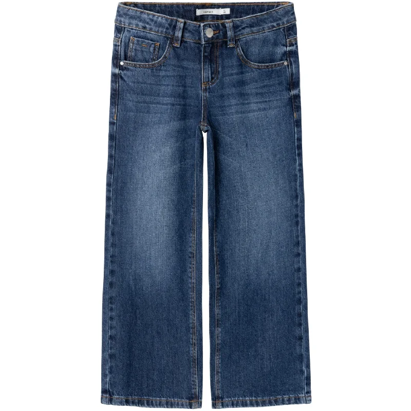Women's expensive designer pants Dark - wash women jeans for a sophisticated and slimming effect Name It Dark Blue Denim Rose Wide Jeans Noos Women's expensive designer pants Dark - wash women jeans for a sophisticated and slimming effect Name It Dark Blue Denim Rose Wide Jeans Noos