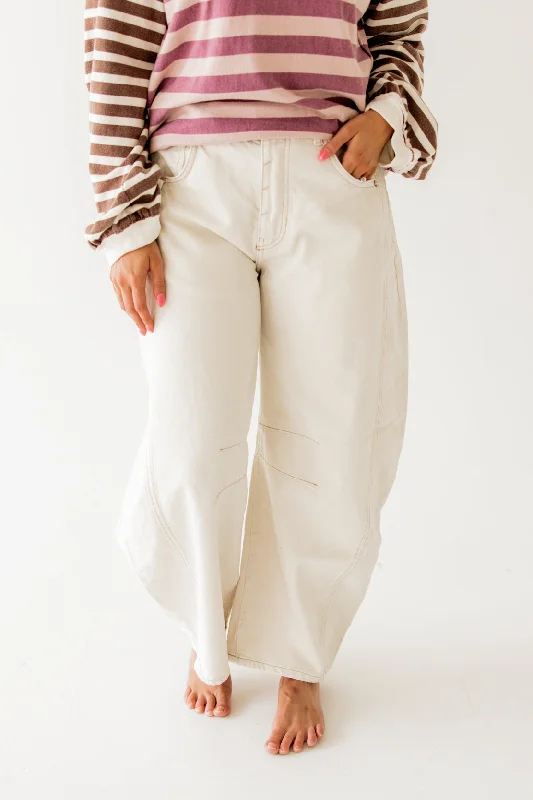 Women's petite - fit skinny pants High - waisted women jeans for a flattering silhouette We The Free Good Luck Mid Rise Barrel Jeans | Milk Women's petite - fit skinny pants High - waisted women jeans for a flattering silhouette We The Free Good Luck Mid Rise Barrel Jeans | Milk