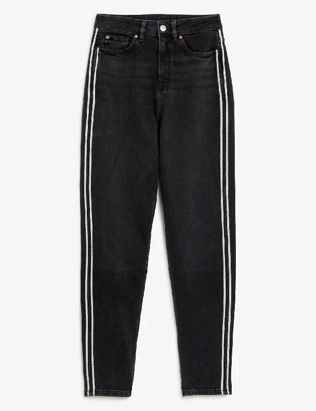 Women's long - sleeve jumpsuit pants Straight - leg women jeans with a classic and timeless appeal The Mom Jeans Women's long - sleeve jumpsuit pants Straight - leg women jeans with a classic and timeless appeal The Mom Jeans