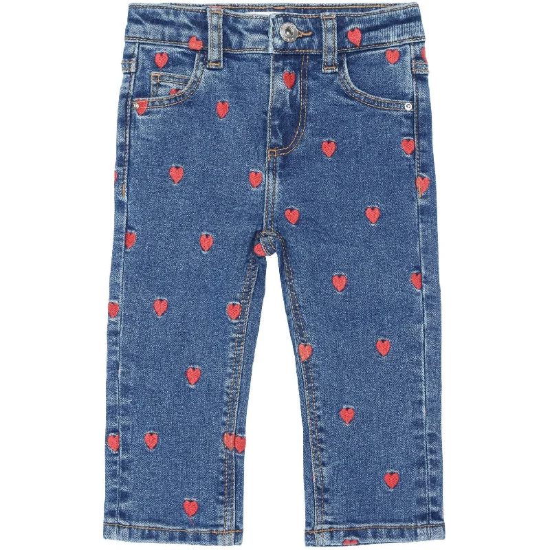Women's one - piece jumpsuit pants Embroidered women jeans with intricate patterns THE NEW Siblings Medium Blue Denim Wash Lovia Jeans Women's one - piece jumpsuit pants Embroidered women jeans with intricate patterns THE NEW Siblings Medium Blue Denim Wash Lovia Jeans