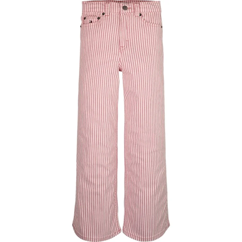 Women's pants for cocktail parties Distressed women jeans for a trendy and edgy look Tommy Hilfiger Mabel Railroad Stripe Jeans Pinkstripe Women's pants for cocktail parties Distressed women jeans for a trendy and edgy look Tommy Hilfiger Mabel Railroad Stripe Jeans Pinkstripe
