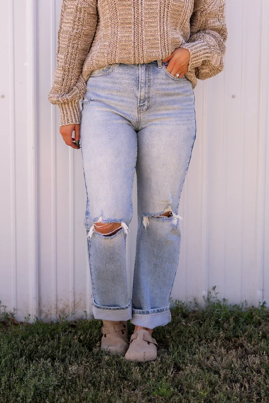 Women's pants for cycling Jeggings women jeans combining the comfort of leggings and style of jeans Jen Super High Rise Dad Jean | Light Denim Women's pants for cycling Jeggings women jeans combining the comfort of leggings and style of jeans Jen Super High Rise Dad Jean | Light Denim