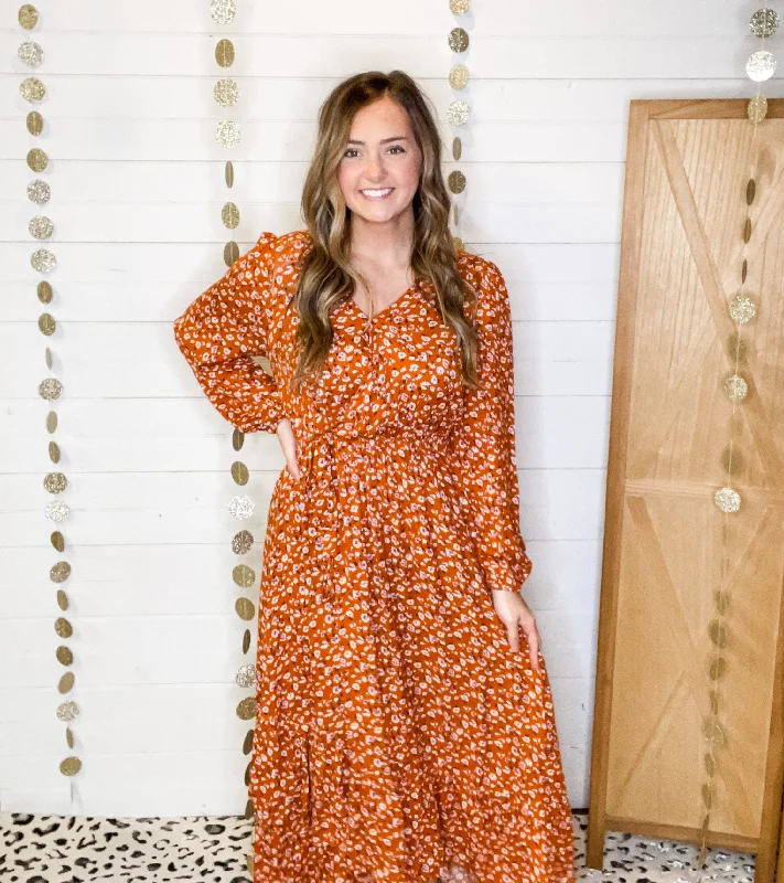 Ruffled maxi dresses with a tiered skirt for added volumePut On A Show Floral Maxi Dress Ruffled maxi dresses with a tiered skirt for added volumePut On A Show Floral Maxi Dress