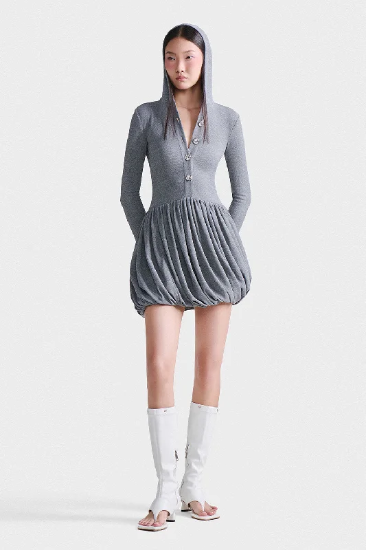Mini dresses with tassel accents for a fun touchArtemis Dress With Hood