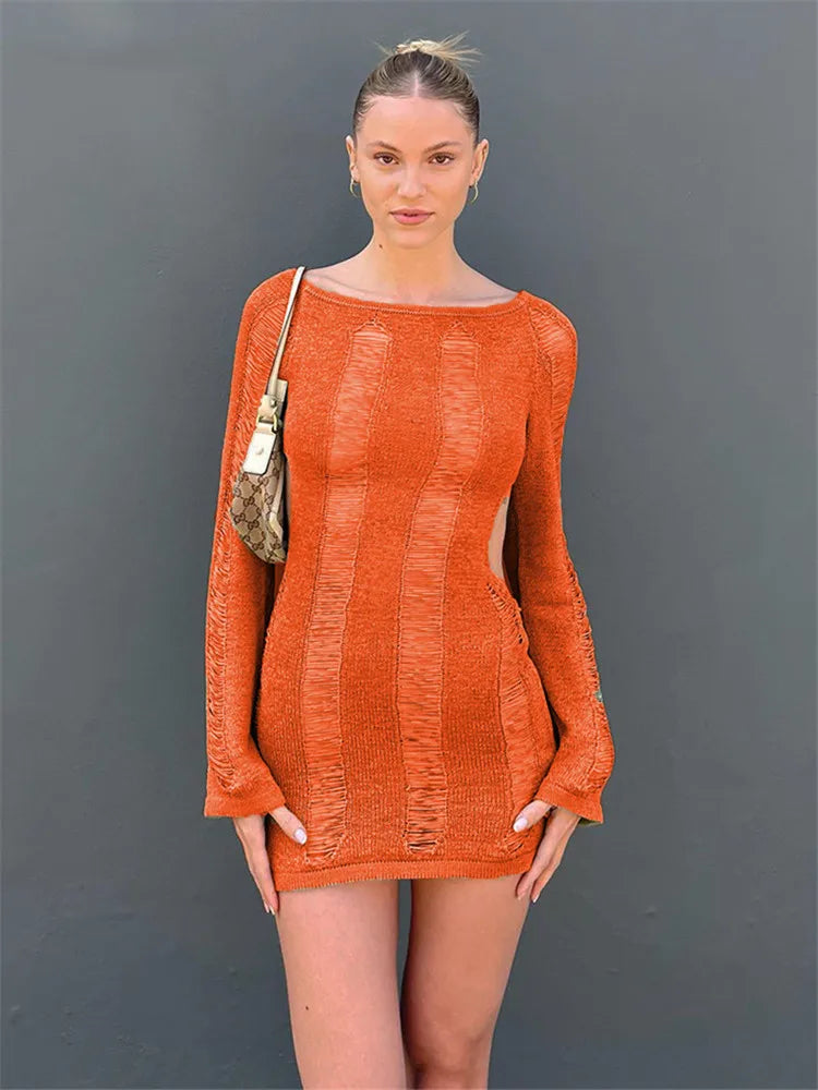 Plaid mini dresses for fall fashionKnitted Bodycon Hollow Out Long Sleeve Beach See Through Striped Party Mini Dress Plaid mini dresses for fall fashionKnitted Bodycon Hollow Out Long Sleeve Beach See Through Striped Party Mini Dress