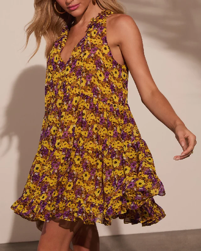 Mini dresses with ribbed textures for a unique appearanceFresh Pickings Floral Print Mini Dress Mini dresses with ribbed textures for a unique appearanceFresh Pickings Floral Print Mini Dress