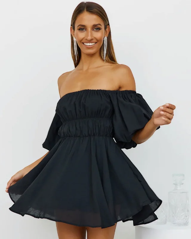 KIRRA MINI DRESS -BLACK