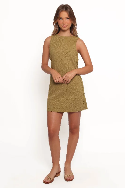 Penelope Mini Dress - Green