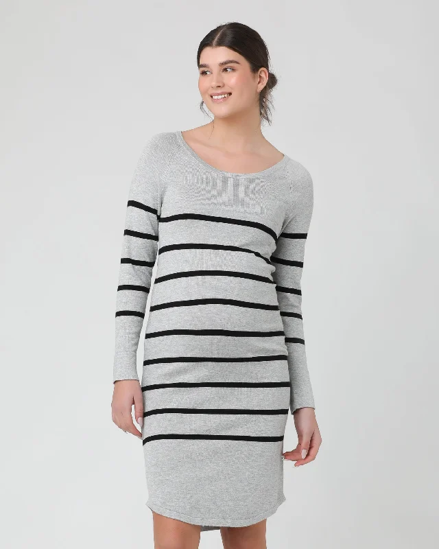 Mini dresses with side slits for a sexy appealValerie Tunic Dress Grey/Black
