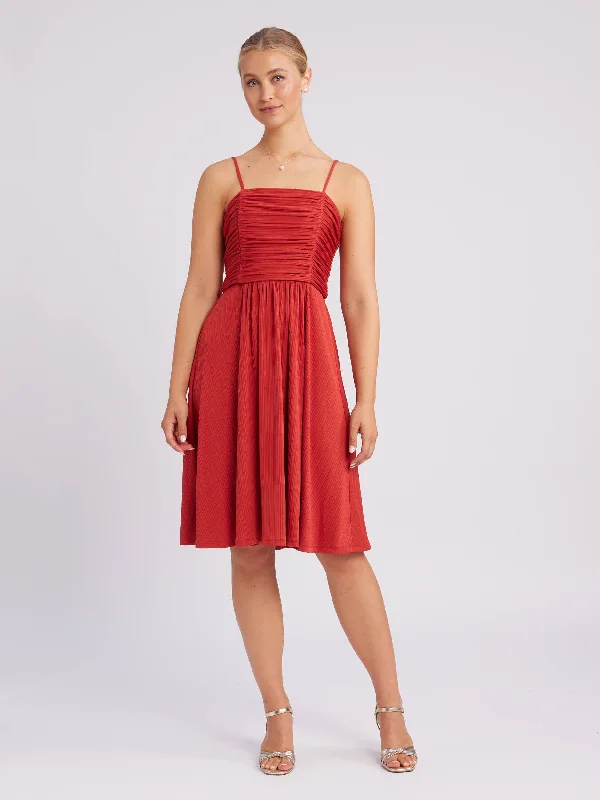 Geometric - printed cocktail dresses with a long - sleeve optionAlyce Dress