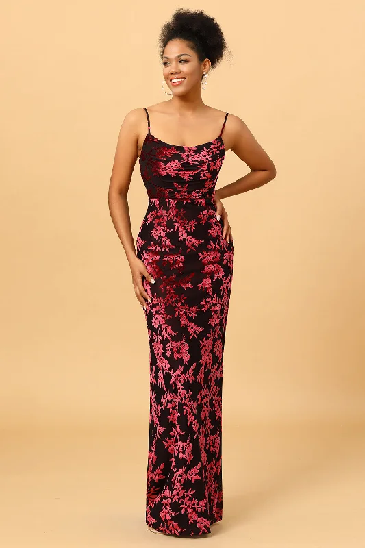 Sheer wedding guest dresses with lace inserts and long sleevesBurgundy Velvet Long Mermaid Bridesmaid Dress Sheer wedding guest dresses with lace inserts and long sleevesBurgundy Velvet Long Mermaid Bridesmaid Dress
