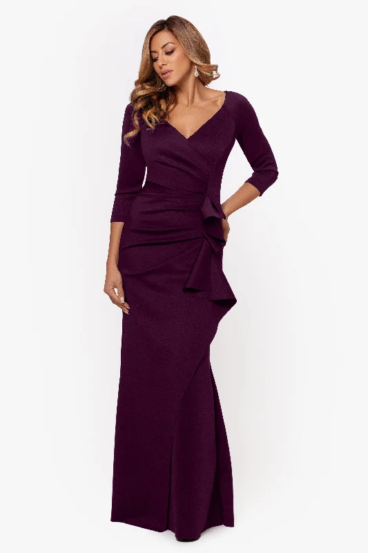 Strapless cocktail dresses with a sweetheart neckline and a full skirtPetite "Lexi" Side-Slit Scuba V-Neck Party Dress Strapless cocktail dresses with a sweetheart neckline and a full skirtPetite "Lexi" Side-Slit Scuba V-Neck Party Dress