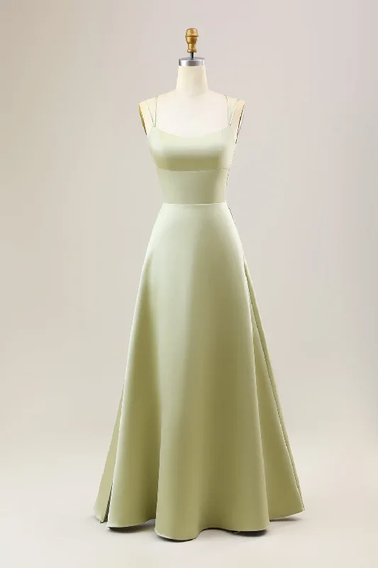 Printed wedding guest dresses with tropical motifs for beach weddingsDusty Sage A Line Spaghetti Straps Long Satin Bridesmaid Dress Printed wedding guest dresses with tropical motifs for beach weddingsDusty Sage A Line Spaghetti Straps Long Satin Bridesmaid Dress