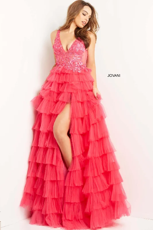 Plus - size bodycon dress for a flattering fit​Jovani 08238 Sleeveless Long Prom Gown