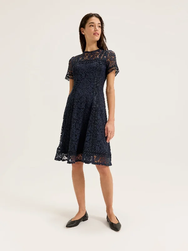 Mini cocktail dresses with a glittery finish for a party - ready styleLacie Dress