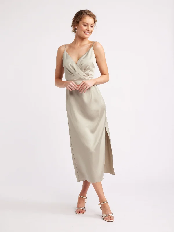 Cocktail dresses with a one - piece design and a statement bowMontreal Midi Dress
