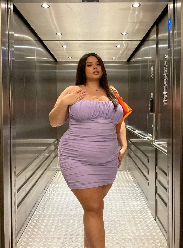Bodycon dress for a prom night​Penney Mini Dress Purple Curve