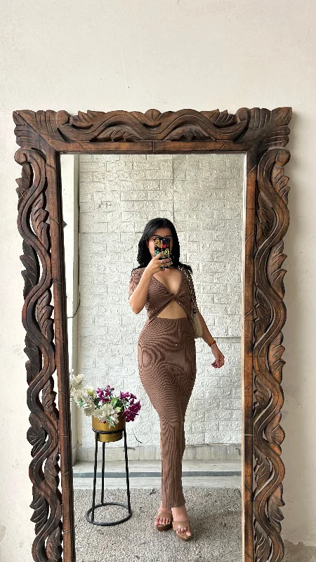 Solid - colored bodycon dress for a classic appearance​Sexy dress 32-34 bust/l:48