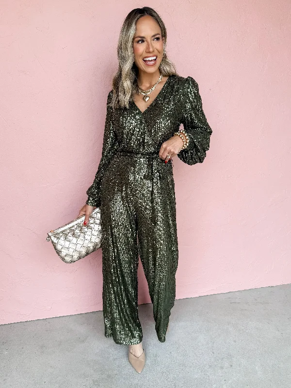 Sleeveless wedding guest dresses with ruffled hemsMidnight Glitz Sequin Jumpsuit-Olive Sleeveless wedding guest dresses with ruffled hemsMidnight Glitz Sequin Jumpsuit-Olive