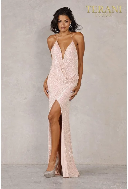 Sequined bodycon dress for a sparkling party lookTerani Couture 2012P1294 Prom Long Formal Dress Sequined bodycon dress for a sparkling party lookTerani Couture 2012P1294 Prom Long Formal Dress