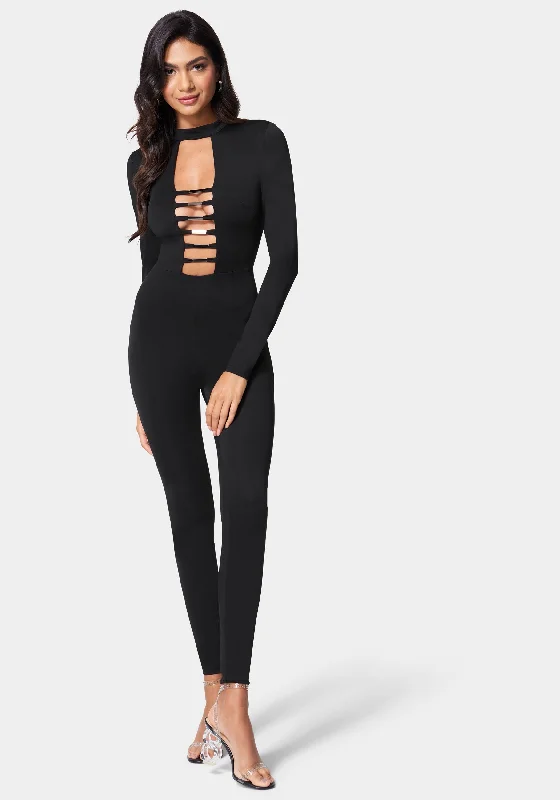 Bar Detail Jumpsuit