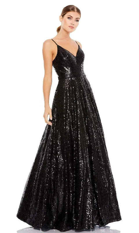Formal dresses with side - slit pockets and beaded accents for a practical and stylish formal eventIeena Duggal - 49483 Sequin-Festooned A-Line Dress Formal dresses with side - slit pockets and beaded accents for a practical and stylish formal eventIeena Duggal - 49483 Sequin-Festooned A-Line Dress